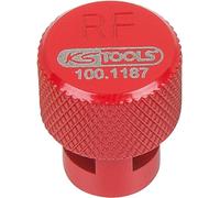 KS Tools 100.1187 Vaciador de neumáticos para TPMS, rojo, delantero derecho