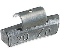 KS Tools 100.2040 - Contrapeso con gancho para llantas (aluminio, 40 g, 50 piezas)