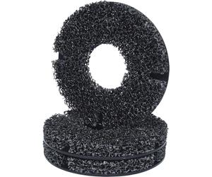 KS Tools 100.4075 Juego de discos de repuesto para lijadora de cubos de rueda, Ø 160 mm, Ø interior 60 mm, 3 pzs