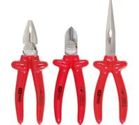 KS TOOLS 1000V Juego De Pinzas, 3 Piezas (117.1710)