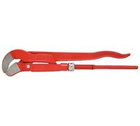 KS Tools 113.1000 Alicates para tubos en ángulo de 45°, 1"