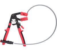 KS Tools 115.0901 Tenazas para abrazaderas de mangueras con cable de Bowden 650 mm, enclavable, para abrazaderas de fleje de acero autoajustables, 730mm