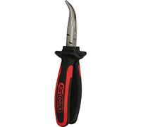 KS Tools 115.1018 - Alicates para teléfonos Ergotorque, acodado 45°, dentado (tamaño: 165 mm)