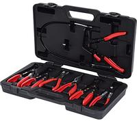 KS Tools 115.1055 Juego de alicates para abrazaderas de mangueras para vehículos industriales, 7 pzs