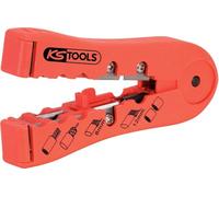 KS Tools 115.1241 - Herramienta pelacables, para cables transmisores de datos, con cortacables (2,5-12mm, L = 112 mm)