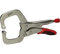 KS Tools 115.2008 Pinza de presión para soldadura con palanca de liberación rápida, 165 mm