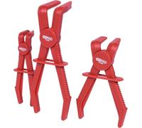 KS Tools 115.5055 Juego de pinzas de abrazadera, 90°, 3 pzs