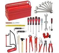 KS Tools 116.0147 Composición de 47 herramientas sanitaire-chauffage en caja metálico