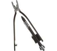 KS Tools Alicate trenzador de alambre, dentado, longitud 265 mm