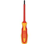 KS Tools 117.0524-E Destornillador ERGOTORQUE VDE, PH #1, colgador