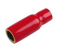 KS Tools 117.1094 Llave de vaso de 3/8" con aislamiento protector, larga, 14 mm