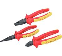 KS Tools 117.1110 - Pack de 3 piezas con alicates VDE Ergotorque
