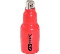 KS Tools 117.1285 Adaptador reductor con aislamiento protector, 1/2"F x 3/8"M