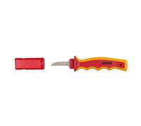 KS Tools 117.1360 Cuchilla pelacables con aislamiento protector, 200 mm