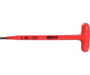 KS Tools 117.1689 - Llave Allen con empuñadura en T aislada (tamaño: 10 x 250 mm)