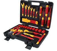 KS Tools 117.1895 - Kit de herramientas aislado para vehículos híbridos y eléctricos (26 piezas)