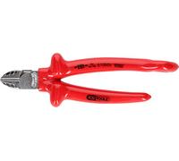 KS Tools 117.2204 Alicate de corte diagonal 1000V con argolla de fijación para cordones de seguridad