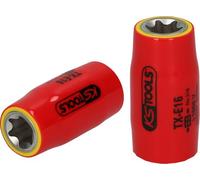 KS Tools 117.2355 Llave de vaso Torx-E de 1/2" con aislamiento protector, E12