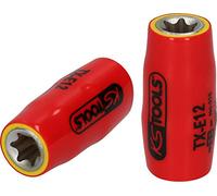 KS Tools 117.2382 Llave de vaso Torx-E de 3/8" con aislamiento protector, E10