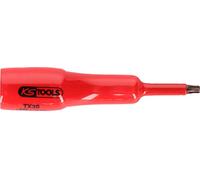 KS Tools 117.2448 Llave de vaso con punta de 1/2" y aislamiento protector para tornillos Torx, T40, larga