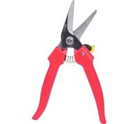 KS Tools 118.0072 - Tijeras universales, acodadas (tamaño: 185 mm)