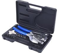 KS Tools 118.0105 Juego de alicates de punzonado manual, 16 pzs
