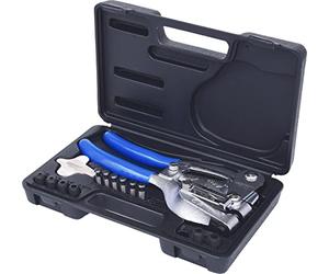 KS Tools 118.0105 Juego de alicates de punzonado manual, 16 pzs