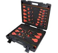 KS Tools 118.1500 Juego de llaves fijas con aislamiento protector, 18 pzs