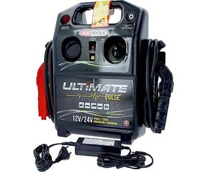 KS TOOLS 12V/24V Kondensator-Booster mobiles Starthilfegerät 4700A 3700A