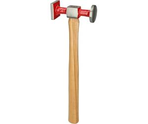 KS Tools 140.2134 - Martillo de carrocero estándar, cabeza abombada (redonda/angular), superficie de trabajo pulida, 325 mm