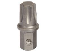 KS Tools 140.2186 5/16" Bit especial con reborde de sujeción y bloqueo por bolas, TORX T30