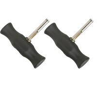 KS Tools 140.2210 Juego de empuñaduras para hilo de corte de lunas, 2 pzs