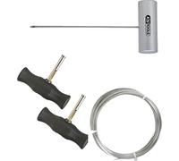 KS Tools 140.2250 Juego de cuchillas de hilo con hilo de corte de 4 cantos, 4 pzs