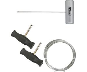 KS Tools 140.2250 Juego de cuchillas de hilo con hilo de corte de 4 cantos, 4 pzs