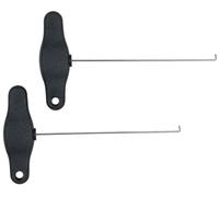 KS Tools 140.2380 Conjunto de ganchos de tracción para reposacabezas, 2 pzs