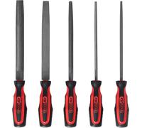 KS Tools 140.3000 - Pack de 5 piezas con juego de limas de taller (tamaño: 200 mm de longitud)