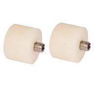 KS Tools 140.5225 Juego de 2 puntas de plástico para martillo de cabeza 28 mm