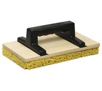 KS Tools 144.0592 Fratás de madera, forma rectangular con gomaespuma, 140x250mm