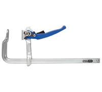 KS Tools 145.0415 Sargento con palanca de sujeción rápida íntegramente de acero, 140-300 mm