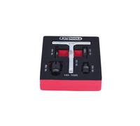 KS Tools 150.1020 150.1020-Juego de perfiles Especiales para Tornillos de Drenaje de plástico (1/4" y 3/8", 5 Piezas), Size