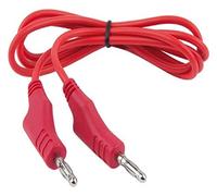 KS Tools 150.1667 Prolongador de cable de medida con conector macho doble y casquillo adicional 1100 mm (rojo)