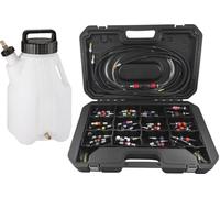 KS Tools 150.1860 Juego de comprobación y limpieza de sistemas de combustible, 43 pzs
