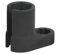 KS Tools 150.2125 Llave de vaso de 1/2'' para sondas lambda, ranurada, 6 cantos, 22 mm