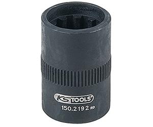 KS Tools 150.2192 Llave de vaso especial de 1/2" para pinzas de freno, 20 mm