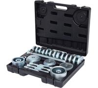 KS Tools 150.2250 Juego de herramientas universales para extraer cojinetes de ruedas en coches, 31 pzs
