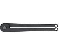 KS Tools 150.3208 Llave para tuercas de dos agujeros, ajustable, longitud 161 mm