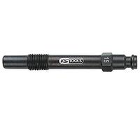 KS Tools 150.3675 Adaptador de bujía de incandescencia, M10x1,0 con rosca exterior, longitud 75 mm