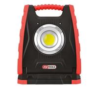 KS Tools, 150.4352 - Proyector portátil con LED de 30 W, 3000 lúmenes, IP54, recargable a través de USB y USB tipo C, 3 posiciones de iluminación: 25-50 - 100 % autonomía: 2-2,5 horas (3000 lúmenes) - 5 horas (2100 lúmenes, 1300 lúmenes)