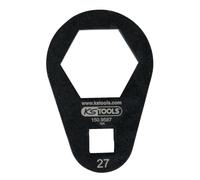 KS Tools 150.9587 Llave de estrella insertable de 3/8", extraplana, 27 mm