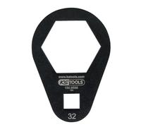 KS Tools 150.9588 Llave de estrella insertable de 3/8", extraplana, 32 mm